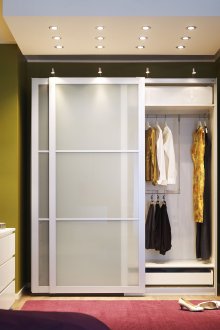 Wardrobe in the hallway