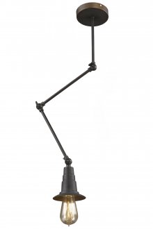 Hareketli metal tavan lambası