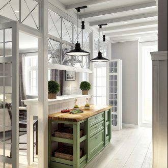 Loft tarzı mutfak avizeleri
