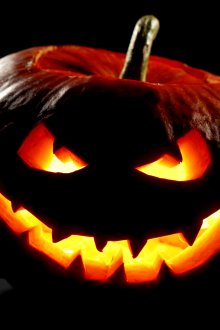 Exemple de citrouille d'Halloween