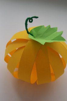 Citrouille en papier