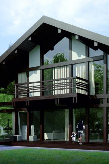 German style two-story house