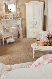 Beyaz Shabby Chic Perdeler