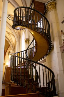 Außergewöhnliches Design einer Wendeltreppe