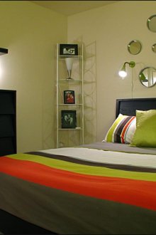 Accents noirs dans la chambre