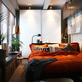 L'aménagement de la chambre étroite