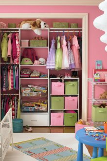 Système de stockage rose-vert en pépinière