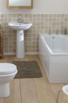 Tappetino da bagno marrone