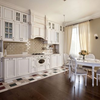 Beyaz mutfak provence