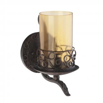Wrought iron sconces