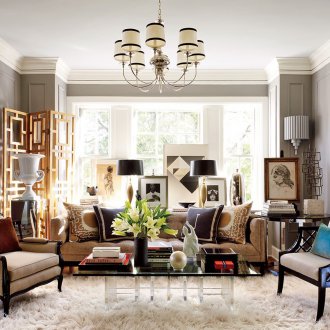 Grand salon éclectique