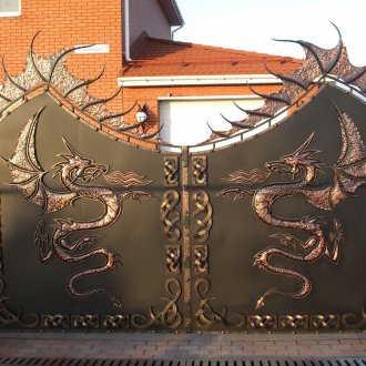 Evin orijinal metal kapısı