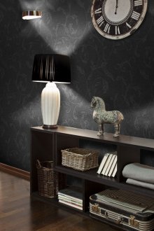 Schwarzes Glas in der Wohnung