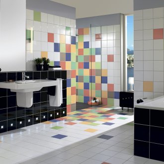 Banyo tasarımında seramik karo