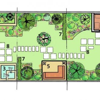 10 dönümlük bir arsa planı örneği
