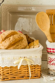 Provence tarzında mutfak süslemeleri