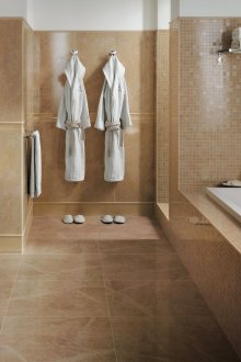 Koyu bej banyo