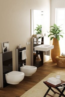 Çevre Dostu Bej Kahverengi Banyo