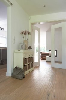 Wooden floor in the hallway
