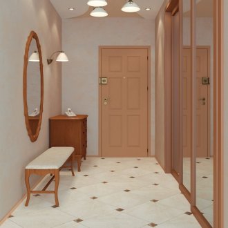Tile in the hallway