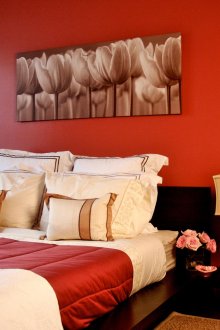 Brown bedroom