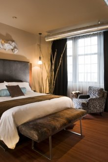 Brown bedroom