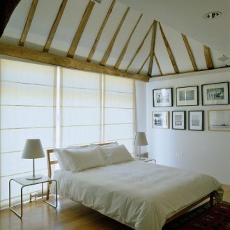 O teto no quarto
