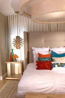 O teto no quarto