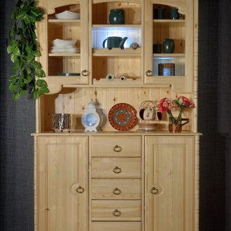 Armadietto in legno naturale