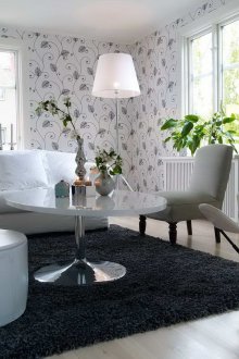 Scandinavian-style kitchen without handles