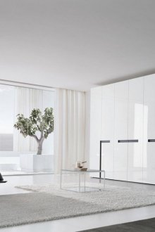 Yatak odasında meşe laminat