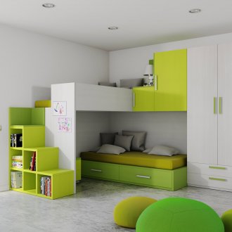Yeşil çocuk odası