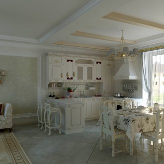 Provence Köşe Rafları