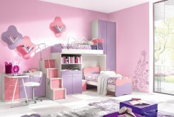 Ροζ παιδικό δωμάτιο