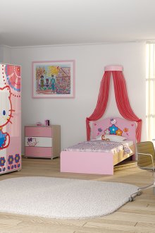 Pembe çocuk odası