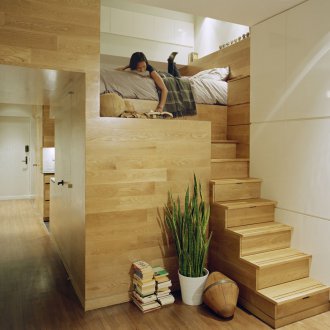 Laminat an der Wand