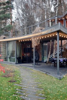Gazebo avec barbecue