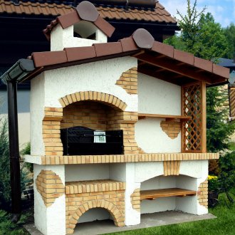 Gazebo avec barbecue