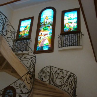 Vitray tavan koridorda