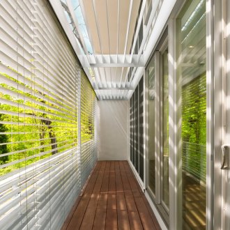 Balcony with panoramic view