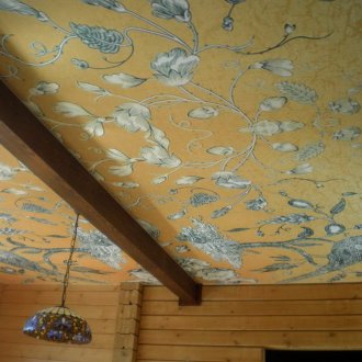 Plafond tendu en tissu