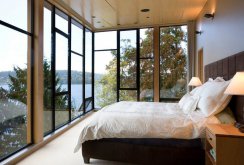 Bed by the window