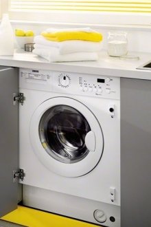 Mutfakta çamaşır makinesi