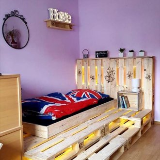 Pallet retroilluminato