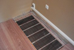 Electric underfloor heating