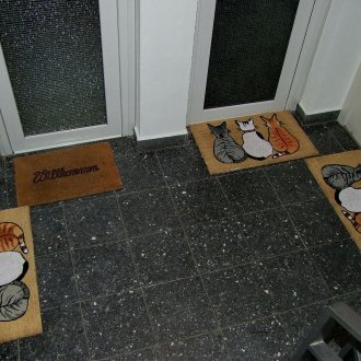 Keçeli kapı paspası