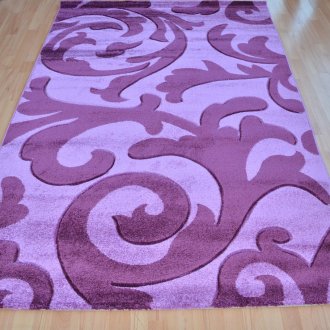 Alfombra morada calentada