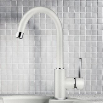 Çift yarım daire şeklinde lavabo