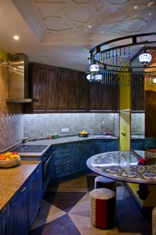 Moroccan tiles in the kitchen