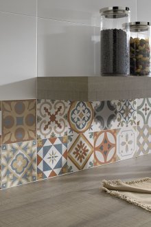 Moroccan square tiles